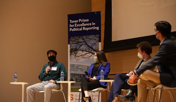 Toner Award-winning journalists discuss their work, trends in politics