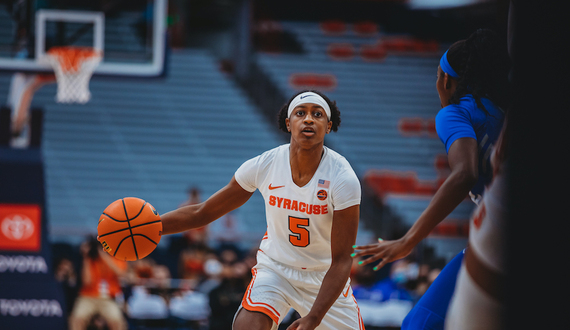 ‘Forever written in history’: SU breaks program scoring record in win vs. CCSU