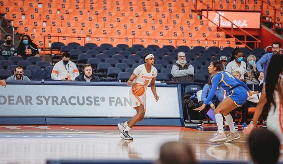 Teisha Hyman’s career-high 31 points lift Syracuse over Pittsburgh 67-65