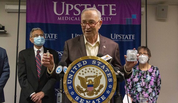 Chuck Schumer calls for reduced insulin price, reacts to Russian-Ukrainian conflict