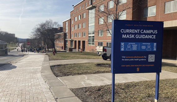 SU to return to &#8216;BLUE&#8217; masking level effective Tuesday amid rising COVID-19 cases