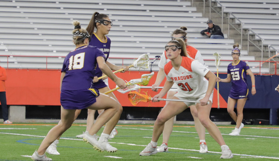 Observations from SU vs. UAlbany: Hawryschuk&#8217;s historic day, 7-goal 1st quarter fuels win