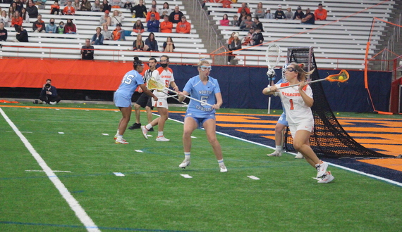 Olivia Adamson’s 5 goals helps steer SU away from NCAA upset