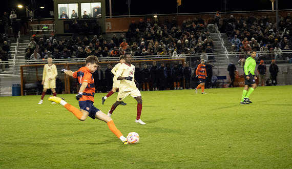 Jeorgio Kocevski scores Syracuse’s only goal in return from 2-game suspension