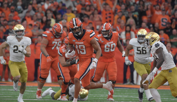 Syracuse drops 6 spots to No. 22 in AP Poll after loss against Notre Dame