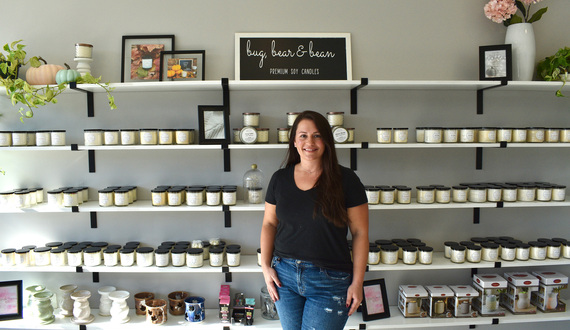 Bug, bear and bean candles emphasizes on family and local activism