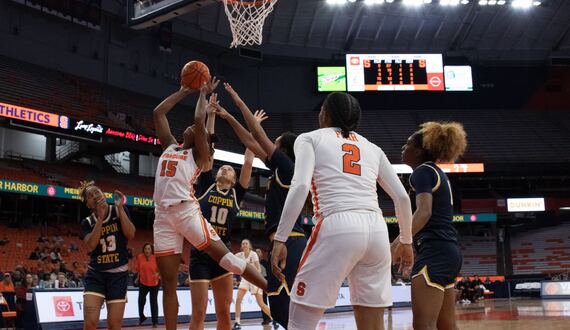 Syracuse’s pass-heavy style fuels 93-75 win over Coppin State