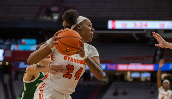 Syracuse uses 2nd-half surge to beat UAlbany 87-64, remains undefeated at the Dome