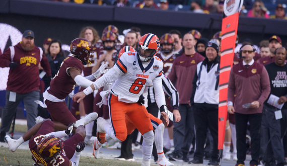 Observations from the Pinstripe Bowl: SU bottles up Ibrahim, Shrader’s sloppy play