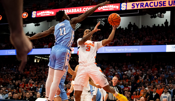 &#8216;Just not quite.&#8217; Final mistakes cost Syracuse in loss to North Carolina