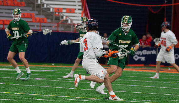 Syracuse escapes with 7-5 season-opening win over Vermont in sluggish performance