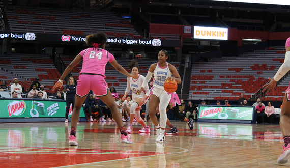 Dariauna Lewis notches 9th double-double in SU’s 75-67 win over No. 14 North Carolina