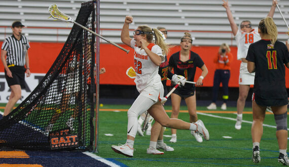 Observations from SU&#8217;s win: Delaney Sweitzer, Meaghan Tyrrell enjoy career games