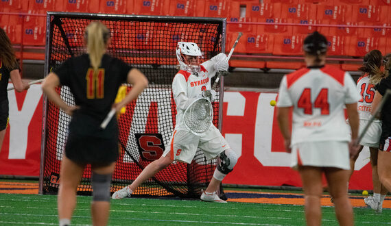 Delaney Sweitzer’s career-best 13 saves lead Syracuse in win over No. 2 Maryland