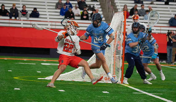 No. 19 Syracuse gives up most goals of the season in 19-13 loss to No. 12 North Carolina