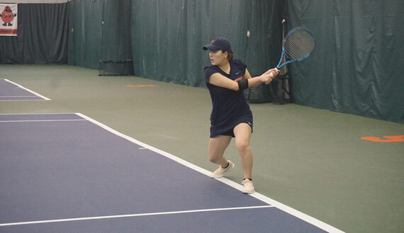 Miyuka Kimoto picks up both singles, doubles victories against Virginia Tech