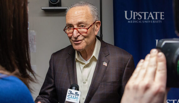 Sen. Chuck Schumer pushes for railroad reform in Monday visit to Syracuse