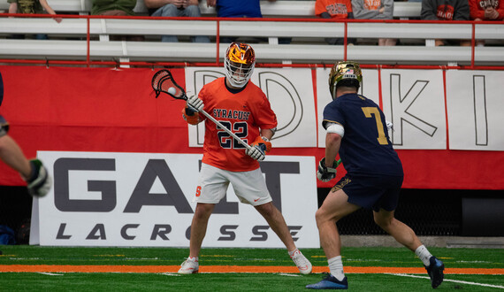 Michael Leo’s goal with 12 seconds left lifts No. 17 Syracuse to 15-14 win over No. 11 UNC