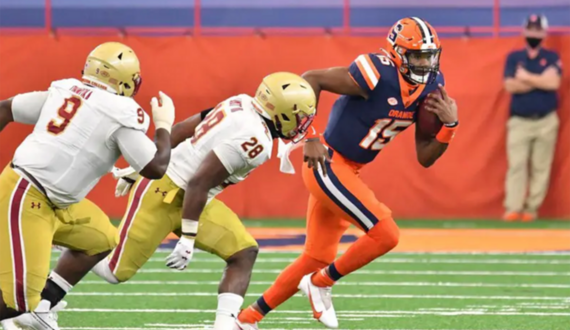 Former Syracuse QB JaCobian Morgan commits to Jackson State