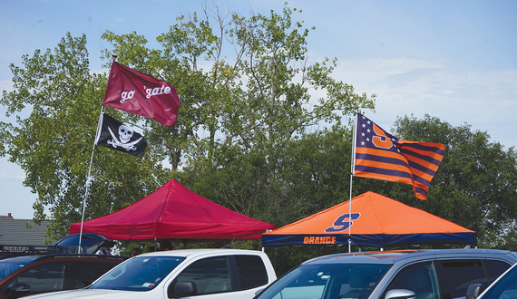 Colgate fans take over Skytop before football game