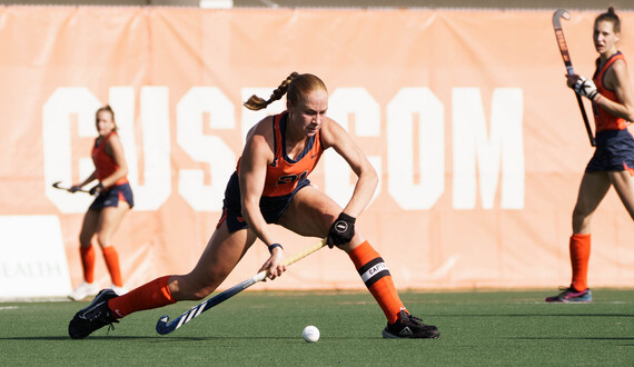 Eefke van den Nieuwenhof learned how to take penalty corners from her mom