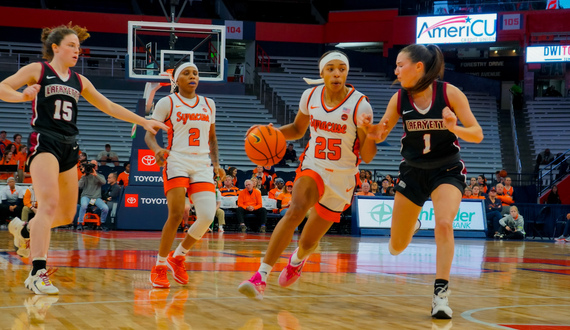 Observations from SU’s season-opening win over Lafayette: No Woolley, rebounding dominance