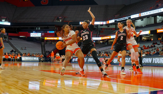 Syracuse dominates Lafayette 75-41 in 1st win of season