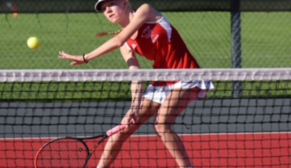 Ayla Kalfass is excelling on the tennis court early in her Baldwinsville career