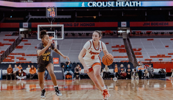 Sophie Burrows’ career-high 17 points lifts No. 25 Syracuse to 71-64 win over Boston College