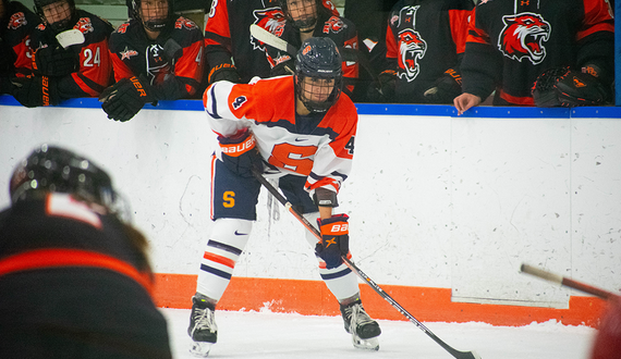 SU&#8217;s Alexandria Weiss wins CHA Defenseman of the Week award