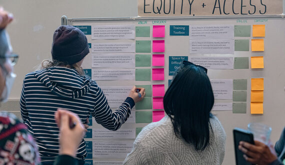 SUNY ESF collects community feedback for sustainability plan at drafting event