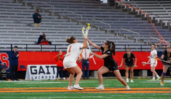 Olivia Adamson provides spark at draw circle in No. 7 SU’s win over UAlbany