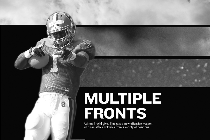 Multiple fronts: Ashton Broyld gives Syracuse a new offensive weapon who can attack defenses from a variety of positions