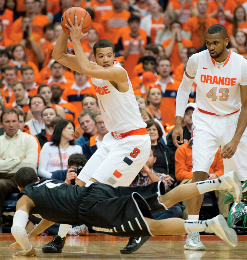 Carter-Williams thrives as facilitator in win over Providence