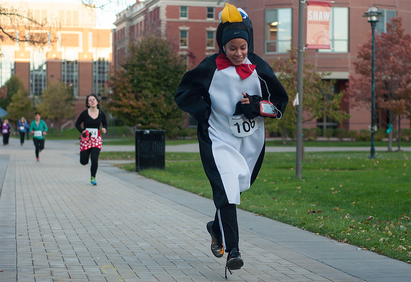 Students and faculty dress in costume to participate in third annual Halloween Fun Run/Walk