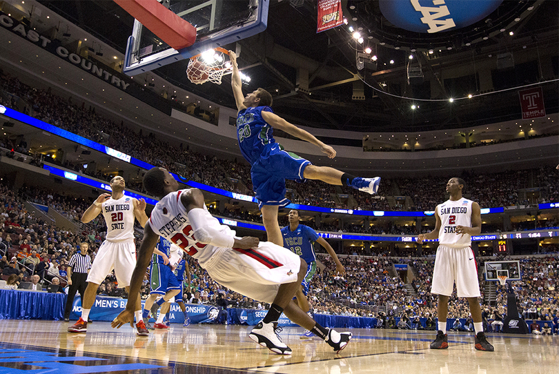 Dunk party: &#8216;Mayor&#8217; Fieler, Florida Gulf Coast return for 2nd term