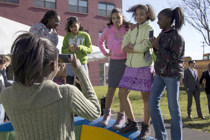 Near Westside Initiative unveils playground prototype