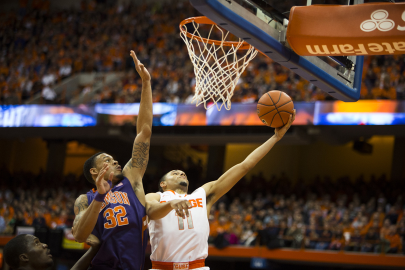 McDaniels posts double-double, alters Syracuse&#8217;s shots around rim