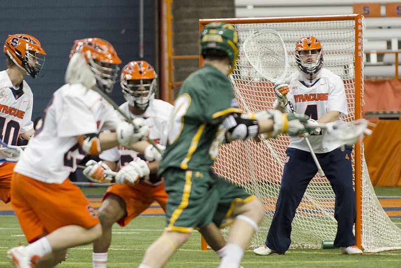 Syracuse goalies hold Siena to 7 goals in season opener