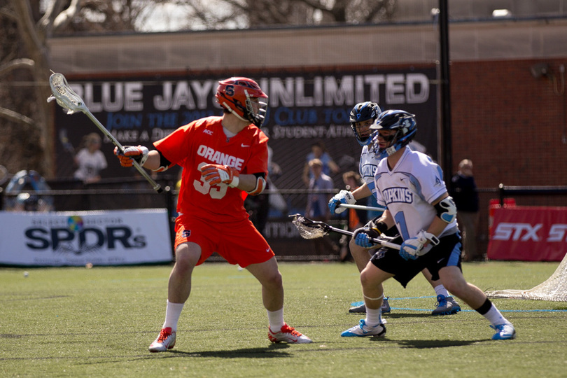 FINDING A WAY: Despite struggling at faceoff X, No. 10 Syracuse inches by No. 3 Johns Hopkins with help from attack