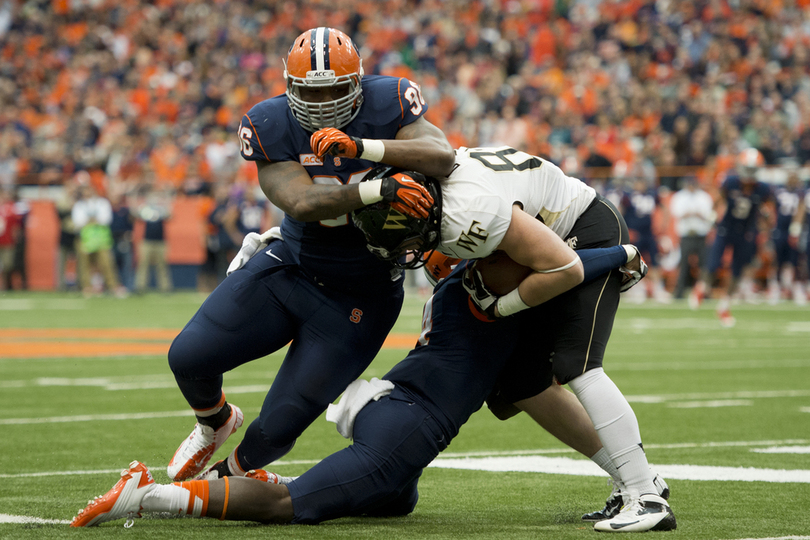 Bromley improves 40-yard dash time, participates in 3 drills at SU Pro Day