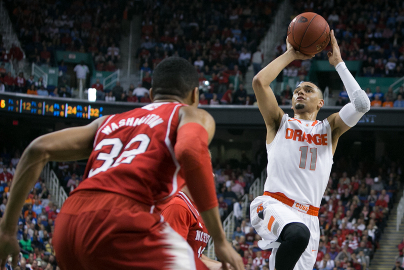 Ennis credits, remembers Syracuse on eve of NBA Draft