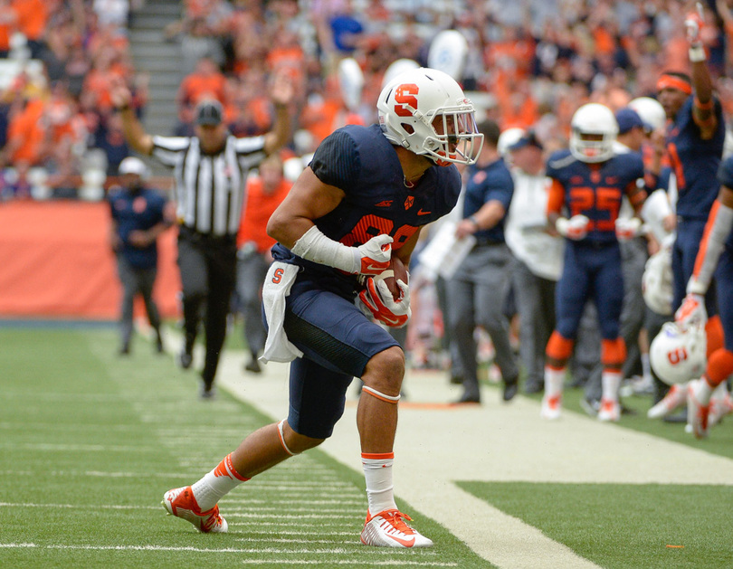 West proves reliable deep-ball threat for Syracuse passing game in loss to Notre Dame