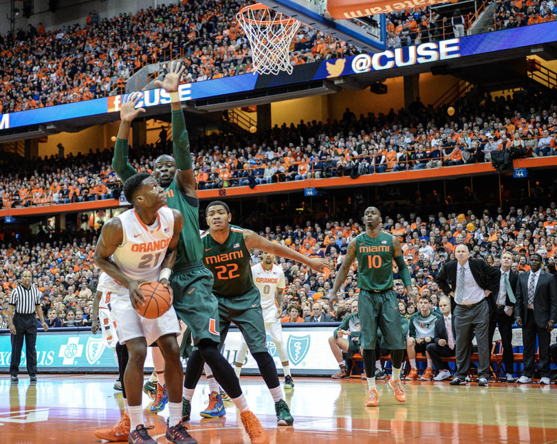 Gallery: Syracuse drops 66-62 decision to Miami