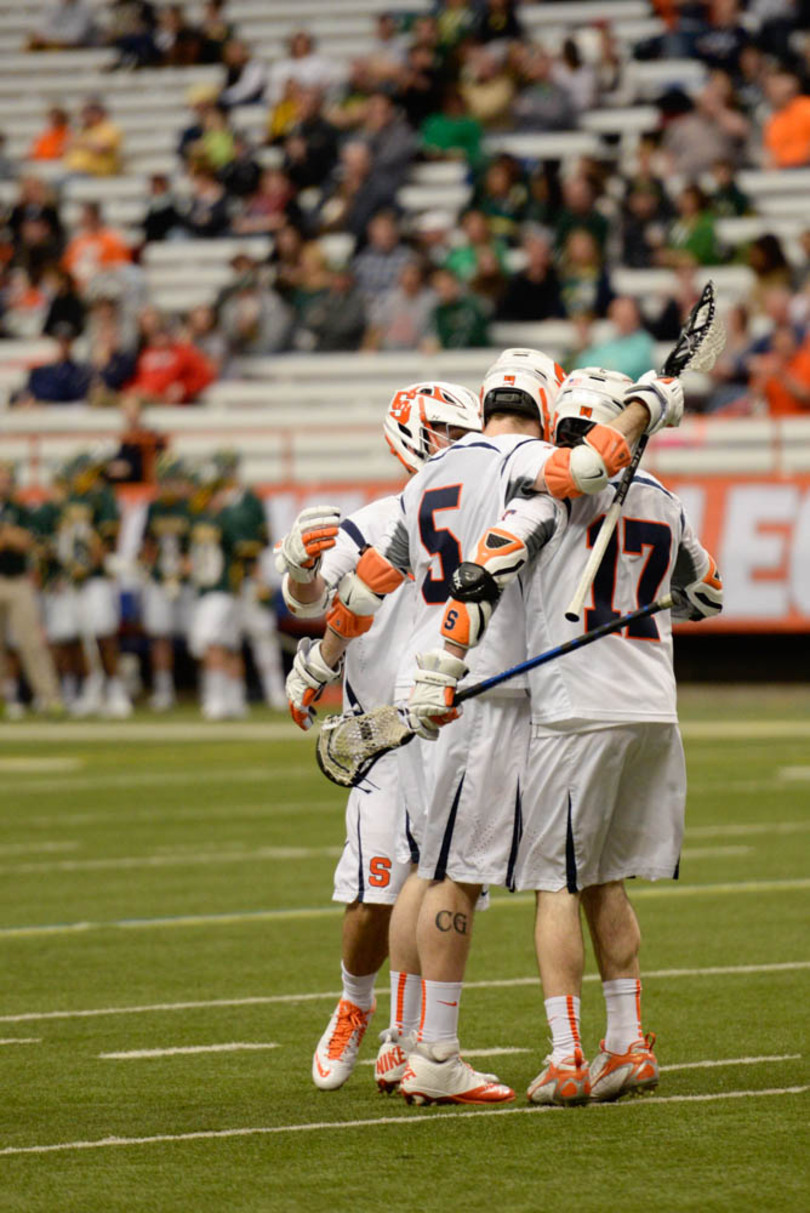 Syracuse enjoys Williams&#8217; success at faceoff X, cruises to 21-7 season-opening win over Siena