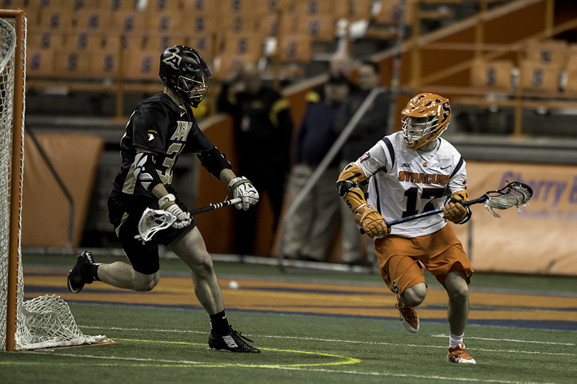 Donahue benefits from attention devoted to Rice, nets 5 of Orange&#8217;s 12 goals in win over Army