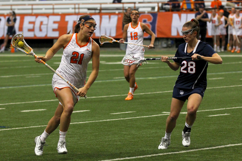 No. 2 Syracuse hangs on in 12-11 win over unranked Connecticut at home