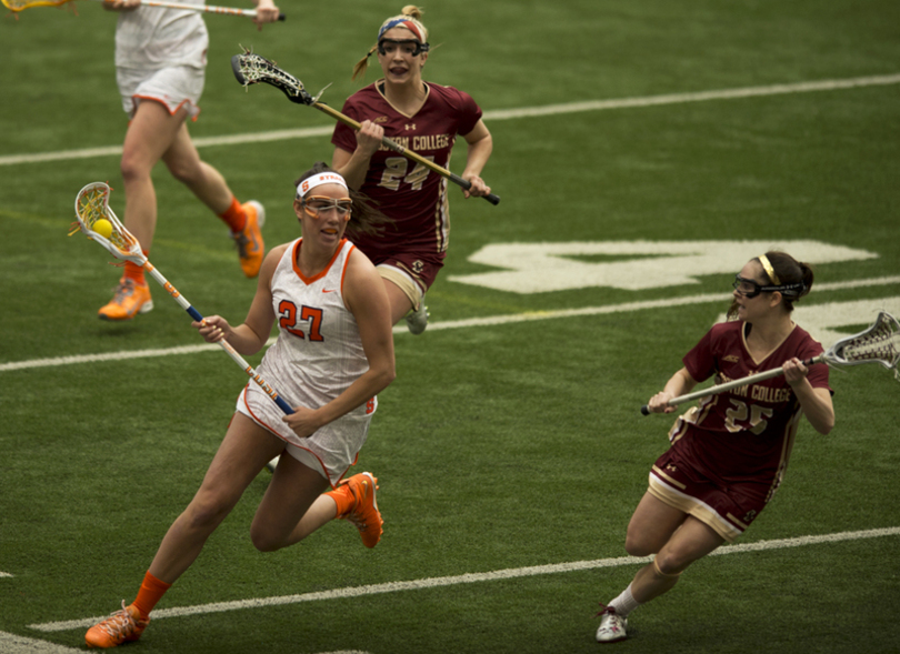 Kelly Cross, Syracuse women&#8217;s lacrosse player, suspended indefinitely after car crash into Mount Olympus stairwell