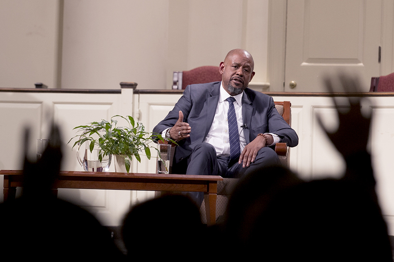 Award-winning actor Forest Whitaker speaks about community building, problem solving