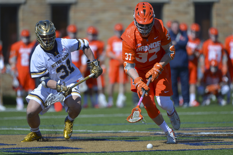 Ben Williams maintains success at faceoff X, but SU still falls to Fighting Irish